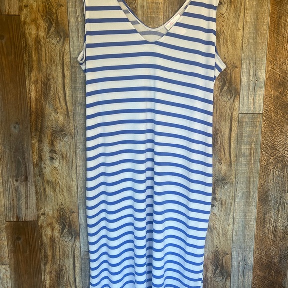STELLA PARKER COLLECTION Striped Front Dress. Sz XL. - Picture 2 of 14